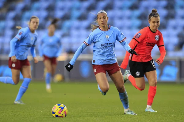 Deyna Castellanos Manchester City Action Women Super League Match Manchester — Stock Photo, Image