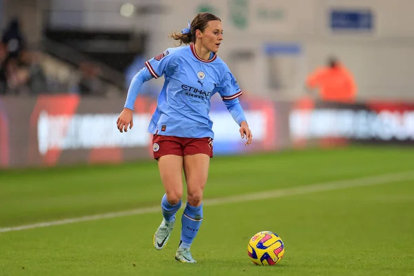 Hayley Raso Manchester City Runs Ball Women Super League Match — Stock Photo, Image
