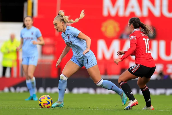 Alisha Lehmann Aston Villa Action Women Super League Match Manchester — Stock Fotó