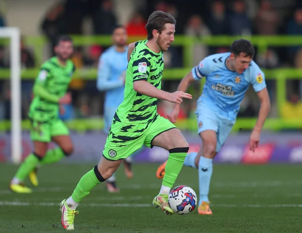 Kyle Mcallister Forest Green Rovers Azione Durante Sky Bet League — Foto Stock