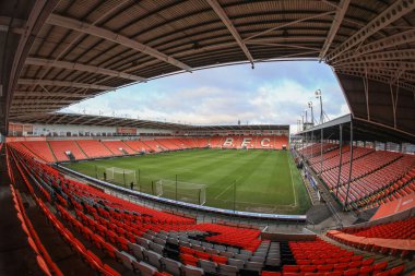 Bloomfield Yolu 'nun bu öğleden sonraki genel görüntüsü Sky Bet Şampiyonası maçı Blackpool' a karşı Birmingham City, Bloomfield Road, Blackpool, Birleşik Krallık, 10 Aralık 2022