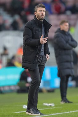 Middlesbrough Sky Bet Şampiyonası 'nda Michael Carrick teknik direktörü Middlesbrough ile Luton Town arasında oynanan Riverside Stadyumu, Middlesbrough, İngiltere, 10 Aralık 2022