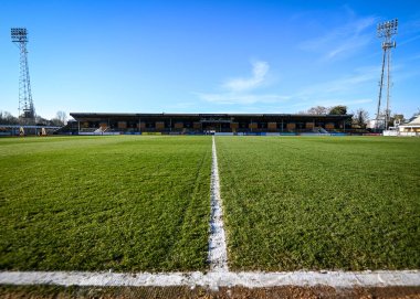 10 Aralık 2022 'de Abbey Stadyumu' nda oynanan Sky Bet 1 karşılaşmasında Abbey Stadyumu 'nun genel görünümü Cambridge United ile Plymouth Argyle karşılaşması.