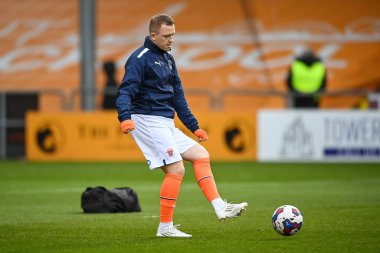 Blackpool 'dan Shayne Lavery 10 Aralık 2022 tarihinde Blackpool, Blackpool' da oynanan Blackpool-Birmingham City maçında
