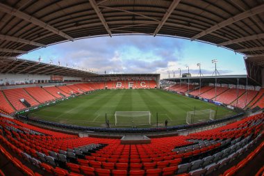 Bloomfield Yolu 'nun bu öğleden sonraki genel görüntüsü Sky Bet Şampiyonası maçı Blackpool' a karşı Birmingham City, Bloomfield Road, Blackpool, Birleşik Krallık, 10 Aralık 2022