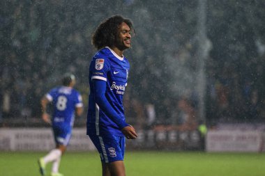 Birmingham City 'den Tahith Chong 10 Aralık 2022' de Bloomfield Road, Blackpool 'da oynanan Blackpool-Birmingham maçında ıskaladıktan sonra tepki gösterdi.