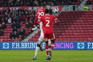 Middlesbrough 'dan Chuba Akpom 29 numaralı forvet, 10 Aralık 2022' de Middlesbrough, İngiltere 'deki Riverside Stadyumu' nda oynanan Gökyüzü İddia Şampiyonası 'nın ilk yarısındaki 1-1' lik maçında gol kaydetti.