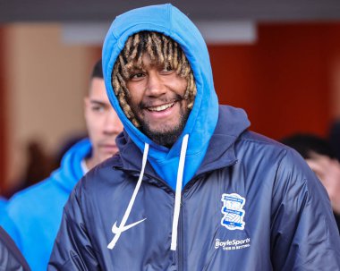 Birmingham City 'den Dion Sanderson 10 Aralık 2022' de Bloomfield Road, Blackpool 'da Blackpool-Birmingham City maçında Bloomfield Roadduring the Sky Bet Şampiyonası' na geldi.