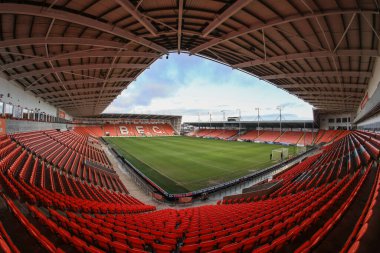 Bloomfield Yolu 'nun bu öğleden sonraki genel görüntüsü Sky Bet Şampiyonası maçı Blackpool' a karşı Birmingham City, Bloomfield Road, Blackpool, Birleşik Krallık, 10 Aralık 2022