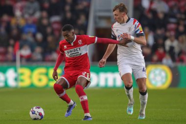 Middlesbrough 'dan 2. Isaiah Jones, 10 Aralık 2022' de Middlesbrough, Birleşik Krallık 'taki Riverside Stadyumu' nda oynanan Gök İddia Şampiyonası maçında Luton Town 'dan 4.