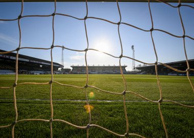 10 Aralık 2022 'de Abbey Stadyumu' nda oynanan Sky Bet 1 karşılaşmasında Abbey Stadyumu 'nun genel görünümü Cambridge United ile Plymouth Argyle karşılaşması.