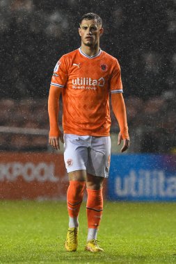 Blackpool 'dan Jerry Yates # 9 Gökyüzü İddia Şampiyonası' nda Blackpool - Birmingham City maçı, Bloomfield Road, Blackpool, İngiltere, 10 Aralık 2022