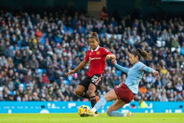 Manchester United 'dan Nikita Parris 11 Aralık 2022' de Etihad Stadyumu 'nda Manchester City United Women' a karşı oynanan FA Bayanlar Süper Ligi karşılaşmasında rakibi oldu.