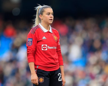 Manchester United 'ın 23 numaralı Alessia Russo Bayanlar Süper Ligi karşılaşmasında Manchester City Women - Manchester United Women - Etihad Campus, Manchester, İngiltere, 11 Aralık 2022