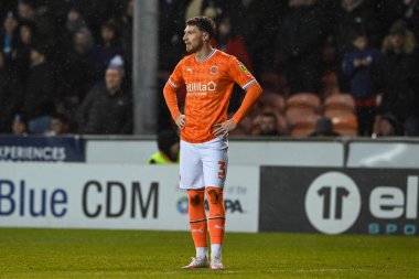Blackpool 'dan James Husband # 3 Sky Bet Şampiyonası' nda Blackpool - Birmingham City maçı, Bloomfield Road, Blackpool, İngiltere, 10 Aralık 2022