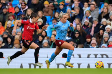 Manchester City 'den Lauren Hemp 11 numara, Manchester United' ın 11 Aralık 2022 'de Etihad Kampüsü' nde Manchester City United 'a karşı Manchester City Kadınlar Süper Ligi karşılaşmasında Manchester United' ın 2.