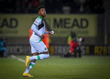 Plymouth Argyle forveti Niall Ennis (11), Cambridge 'deki Abbey Stadyumu' nda oynanan Cambridge United - Plymouth Argyle maçında Plymouth Argyle teknik direktörü Steven Schumacher 'ın talimatlarıyla yerine getirildi.