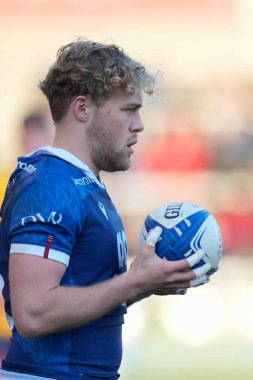 Avrupa Şampiyonlar Kupası B Grubu karşılaşmasında Satış Köpekbalıkları Ulster Rugby 'ye karşı AJ Bell Stadyumu, Eccles, İngiltere, 11 Aralık 2022