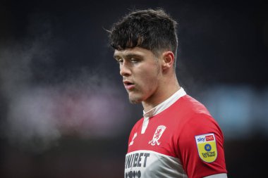 Middlesbrough 'dan Ryan Giles # 3, Middlesbrough' a karşı Middlesbrough - Luton Town maçı sırasında Riverside Stadyumu, Middlesbrough, İngiltere, 10 Aralık 2022