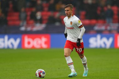 Dimitris Pelkas # 20 of Hull City Gökyüzü İddia Şampiyonası sırasında Watford vs Hull City Vicarage Road, Watford, İngiltere, 11 Aralık 2022