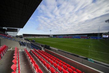 AJ Bell Stadyumu 'nun Avrupa Şampiyonlar Kupası B Grubu karşılaşmasından önceki genel görünümü Satış Köpekbalıkları Ulster Rugby' ye karşı AJ Bell Stadyumu, Eccles, İngiltere, 11 Aralık 2022