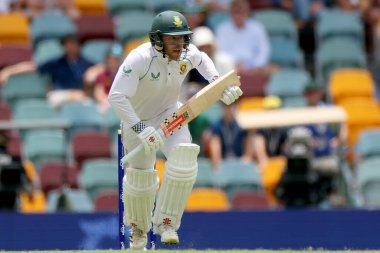 NRMA Sigorta Test Serisi sırasında Güney Afrikalı Kyle Verreynne (wk) Avustralya 'ya karşı Gabba, Brisbane Cricket Ground, Brisbane, Avustralya, 17 Aralık 2022