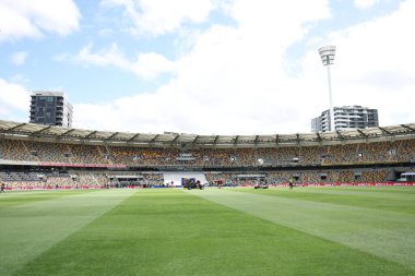 The Gabba 'nın genel bir görüntüsü NRMA Sigorta Test Serisi öncesinde Avustralya - Güney Afrika maçında The Gabba, Brisbane Cricket Ground, Brisbane, Avustralya, 17 Aralık 2022