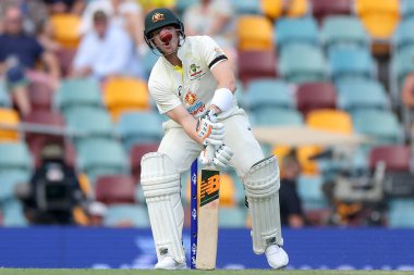 Avustralya 'dan Steve Smith, Avustralya - Avustralya - Güney Afrika maçı sırasında The Gabba, Brisbane Cricket Ground, Brisbane, Avustralya, 17 Aralık 2022