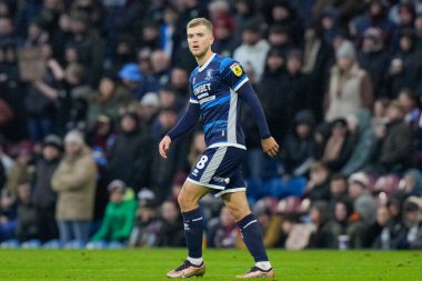 Middlesbrough 'dan Riley McGree # 8 Sky Bet Şampiyonası maçında Burnley, Middlesbrough' a karşı Turf Moor, Burnley, Birleşik Krallık, 17 Aralık 2022