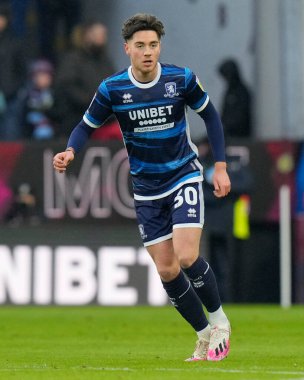 Middlesbrough 'un Hayden Hackney # 30' u Gökyüzü İddia Şampiyonası maçında Burnley, Middlesbrough 'a karşı Turf Moor, Burnley, Birleşik Krallık, 17 Aralık 2022