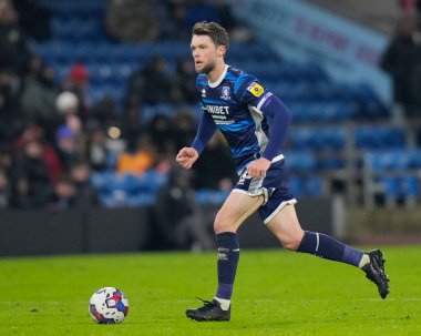 Middlesbrough 'dan Jonathan Howson # 16 Gökyüzü İddia Şampiyonası maçında Burnley, Middlesbrough' a karşı Turf Moor, Burnley, Birleşik Krallık, 17 Aralık 2022