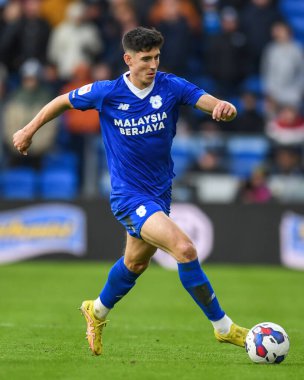 Cardiff City 'den Callum O' Dowda # 11, Cardiff City - Cardiff City Stadyumu 'ndaki Cardiff City - Blackpool maçında, 17 Aralık 2022