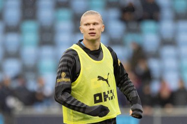 Manchester City 'den Erling Haaland # 9 numara Orta sezon dostluk maçı öncesi Manchester City - Girona Etihad Kampüsü, Manchester, İngiltere, 17 Aralık 2022