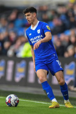 Cardiff City 'den Callum O' Dowda # 11, Cardiff City - Cardiff City Stadyumu 'ndaki Cardiff City - Blackpool maçında, 17 Aralık 2022