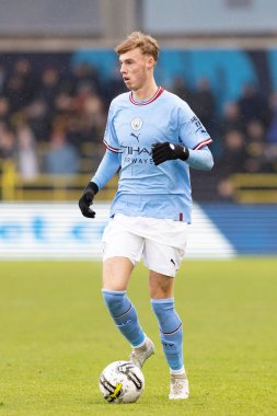 Manchester City 'den Cole Palmer # 80 Manchester City ile Etihad Kampüsü' nde oynanan Manchester City dostluk maçı sırasında 17 Aralık 2022