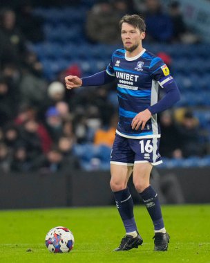 Middlesbrough 'dan Jonathan Howson # 16 Gökyüzü İddia Şampiyonası maçında Burnley, Middlesbrough' a karşı Turf Moor, Burnley, Birleşik Krallık, 17 Aralık 2022