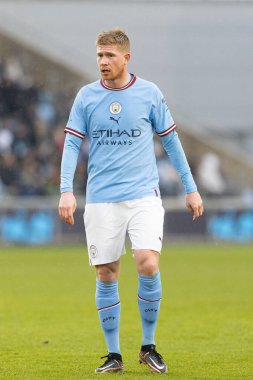Manchester City, Etihad Campus, Manchester, İngiltere 'de 17 Aralık 2022 tarihinde Girona' ya karşı oynadığı maç sırasında,
