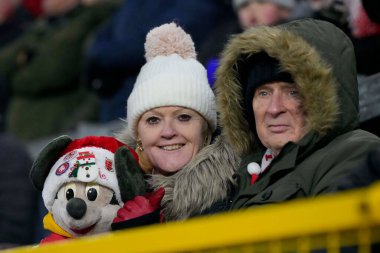 Gökyüzü İddia Şampiyonası sırasında Middlesbrough taraftarları Burnley 'e karşı Turf Moor, Burnley, İngiltere, 17 Aralık 2022