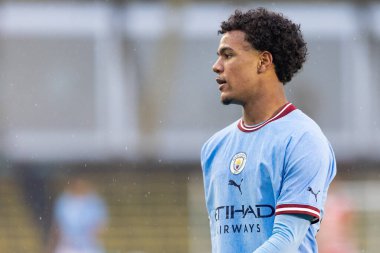 Manchester City 'den Oscar Bobb, Manchester City, Etihad Kampüsü' nde 17 Aralık 2022 'de oynanan Manchester City-Girona maçında