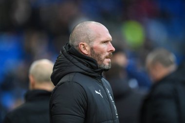 Cardiff City Stadyumu, Cardiff, İngiltere, 17 Aralık 2022 'de oynanan Sky Bet Şampiyonası maçında Michael Appleton Menajeri Blackpool' a karşı Cardiff City