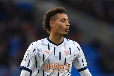 Blackpool 'dan Rhys Williams # 15 Sky Bet Şampiyonası maçı Cardiff City - Blackpool, Cardiff City Stadyumu, İngiltere, 17 Aralık 2022