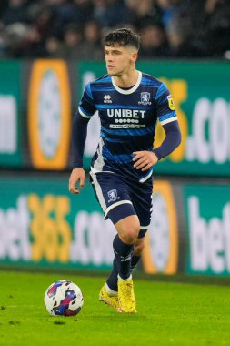 Ryan Giles # 3 Middlesbrough Gök İddia Şampiyonası maçında Burnley, Middlesbrough 'a karşı Turf Moor, Burnley, Birleşik Krallık, 17 Aralık 2022