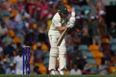 Avustralya 'dan Marnus Labuschagne, Avustralya' nın Güney Afrika 'ya karşı oynadığı The Gabba, Brisbane Cricket Ground, Brisbane, Avustralya, 17 Aralık 2022