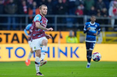 Burnley 'den Jordan Beyer # 36 numara Gökyüzü İddia Şampiyonası maçında Burnley, Middlesbrough' a karşı Turf Moor, Burnley, İngiltere, 17 Aralık 2022
