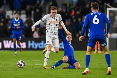 Blackpool 'dan Sonny Carey # 16, Cardiff City, Cardiff, İngiltere' de 17 Aralık 2022 'de oynanan Sky Bet Şampiyonası maçında Cardiff City - Blackpool maçında Cardiff City # 29.