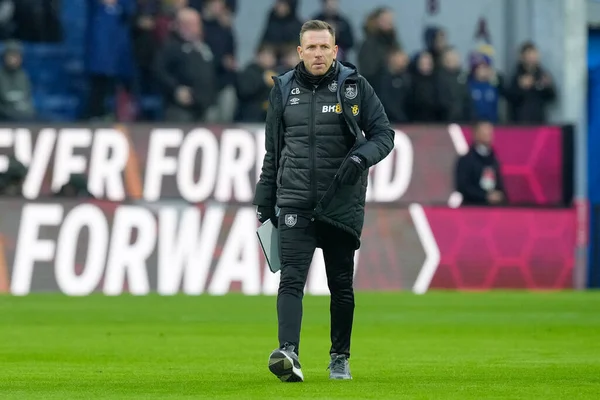 stock image Craig Bellamy coach of Burnley before the Sky Bet Championship match Burnley vs Middlesbrough at Turf Moor, Burnley, United Kingdom, 17th December 2022