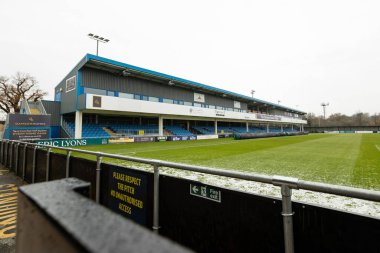 ARMCO Arena 'nın genel görünümü, Wasps' ın 2023 Şampiyonası 'nda oynayabileceği, ARMCO Arena, Solihull, Birleşik Krallık, 18 Aralık 2022