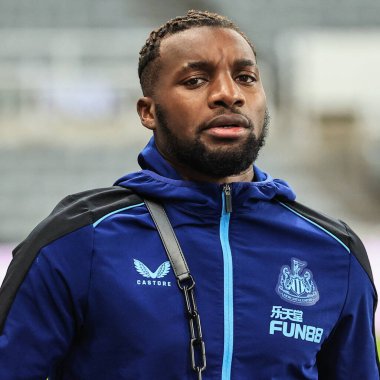 Newcastle United 'dan Allan Saint-Maximin # 10 Carabao Kupası 4. tur karşılaşması öncesinde St.James' s Park, Newcastle, İngiltere 'de Newcastle' s Park 'a geldi.