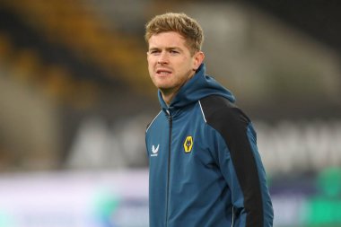 Wolverhampton Wanderers 'dan Nathan Collins Carabao Kupası' nın dördüncü raundunda Wolverhampton Wanderers 'a karşı Gillingham, Molineux, Wolverhampton, Birleşik Krallık, 20 Aralık 202