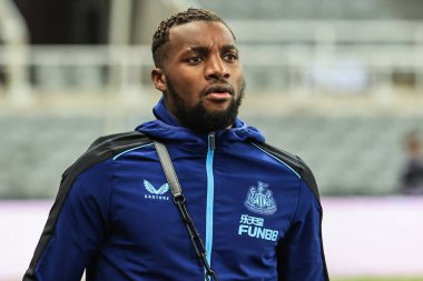 Newcastle United 'dan Allan Saint-Maximin # 10 Carabao Kupası 4. tur karşılaşması öncesinde St.James' s Park, Newcastle, İngiltere 'de Newcastle' s Park 'a geldi.